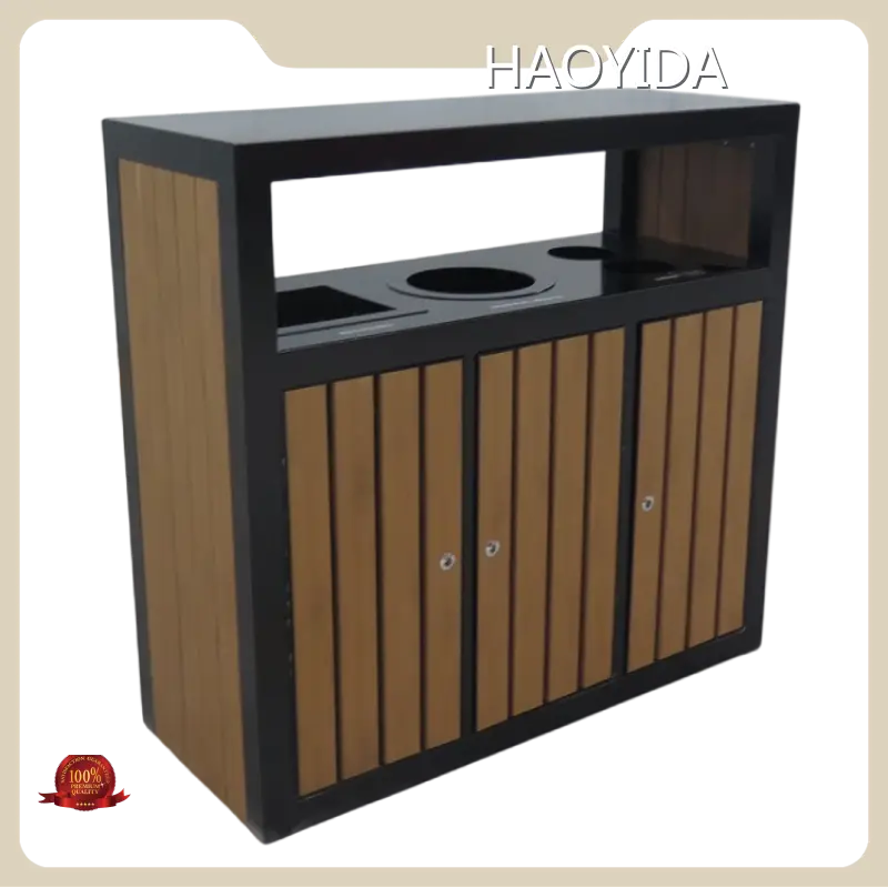 Garbage Cans for Outdoors Steel Inner Bin - - HAOYIDA 1