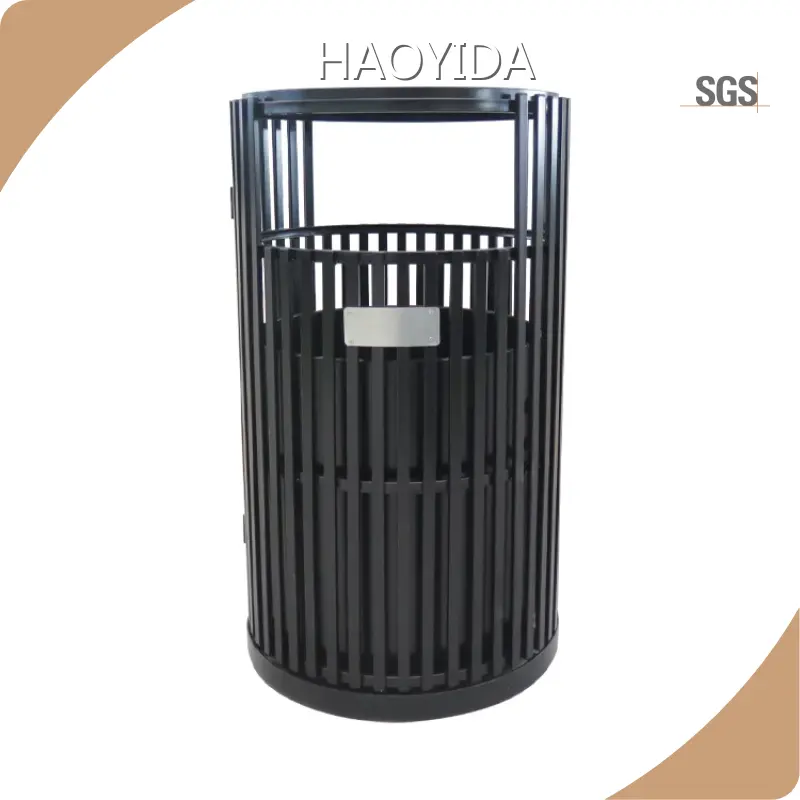 Custom Steel Outdoor Garbage Can 1