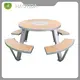Portable Wooden Beach Table D1800H780mm RAL Colors Or Pantone Color Optionsprice 1