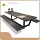 Wood Backyard Table Street /Garden/Park/Outdoor/Patio/Open Air/Backyard/City by HAOYIDA 1