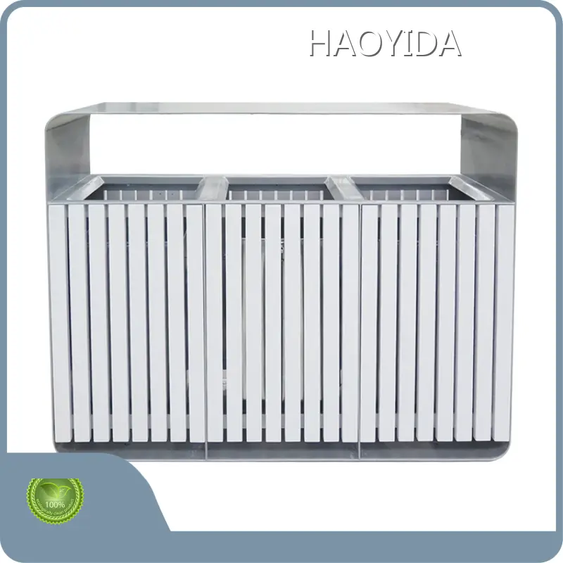High-qualitymetal Outdoor Trash Cans Availble Plastic Wood Steel Recycle Bin Discount Commercial Wooden Trash Can 1