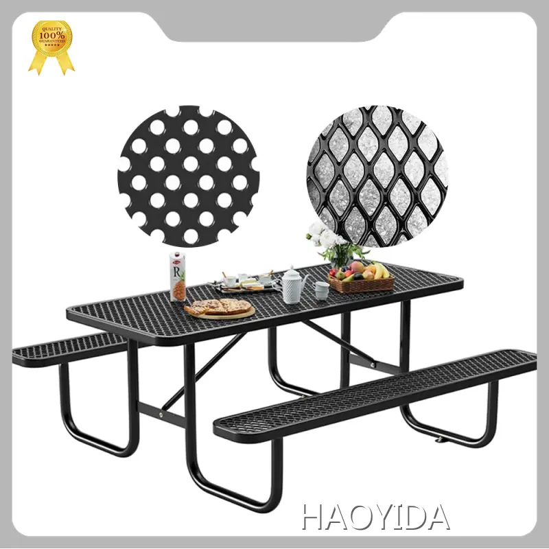 Picnic Table Outdoor Powder Coating by HAOYIDA 1