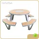 HAOYIDA Square Wooden Picnic Table Wooden Picnic Table Benches Square Wooden Picnic Tableprice 1