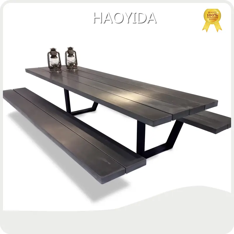 Wood Table for Picnic RAL Colors Or Pantone Color Options Outdoor Furniturecost 1