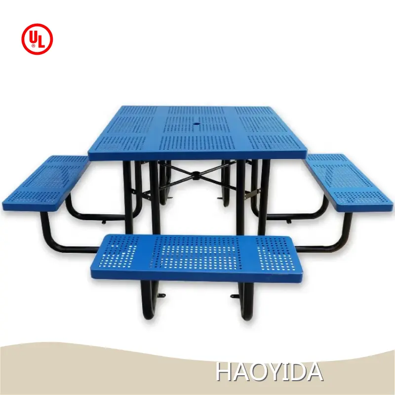 Metal Picnic Table Outdoor Powder Coating - - HAOYIDA 1