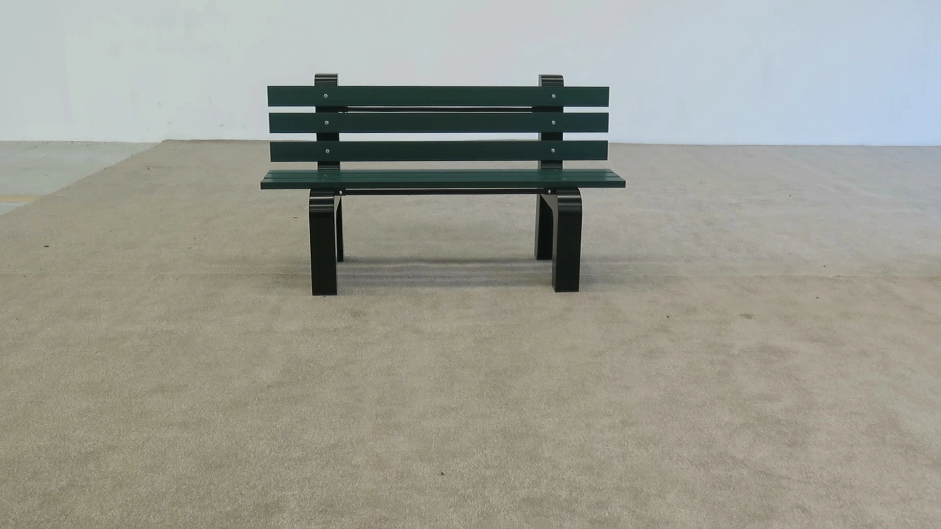 Outdoor Public Park Bench with Backrest Customized Garden Patio Bench Chair Outside Commercial Wood Bench Seat 1