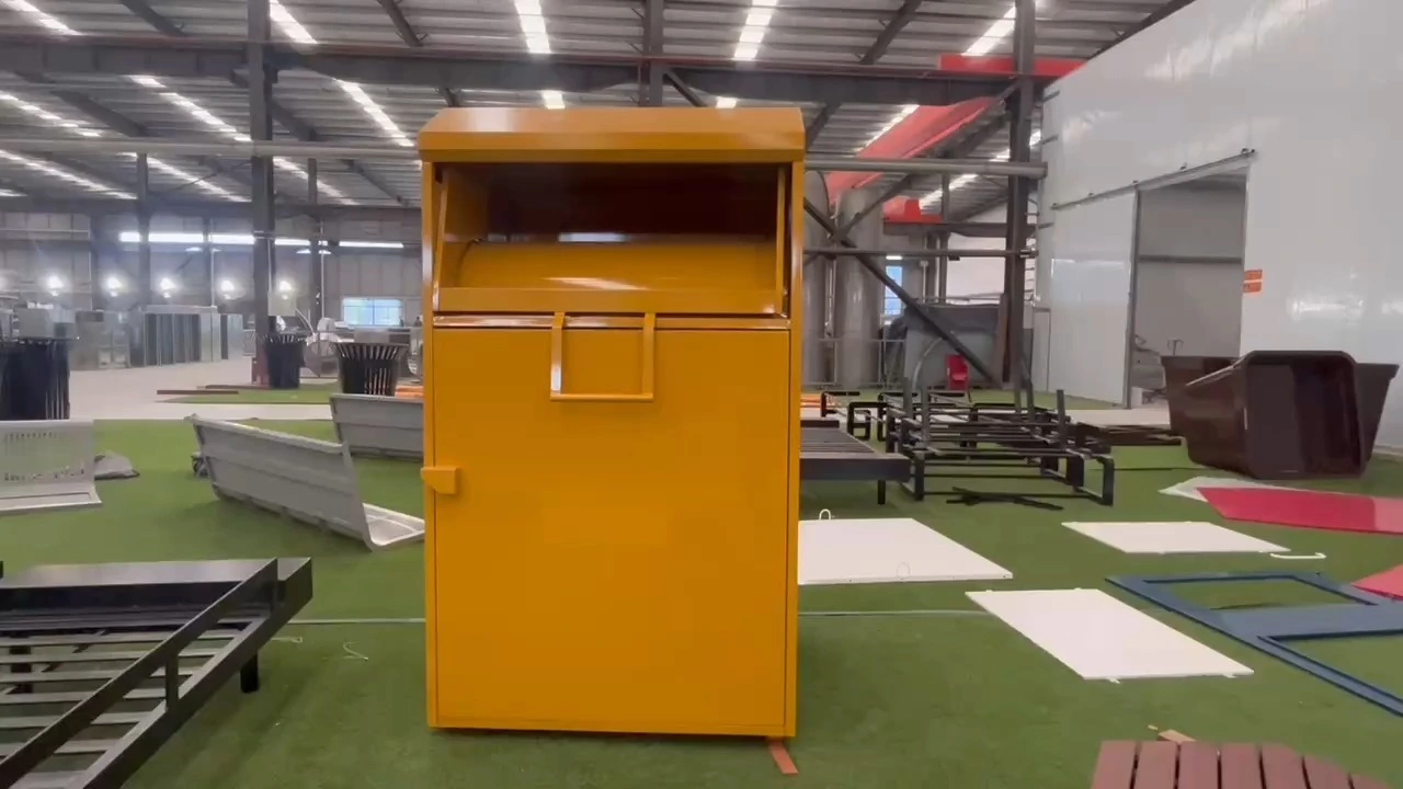 factory custom Metal Donation Boxes 1