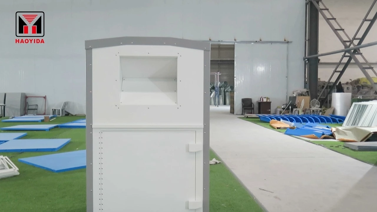 Wholesale Waterproof Steel Large Clothing Metal Donation Bin 1