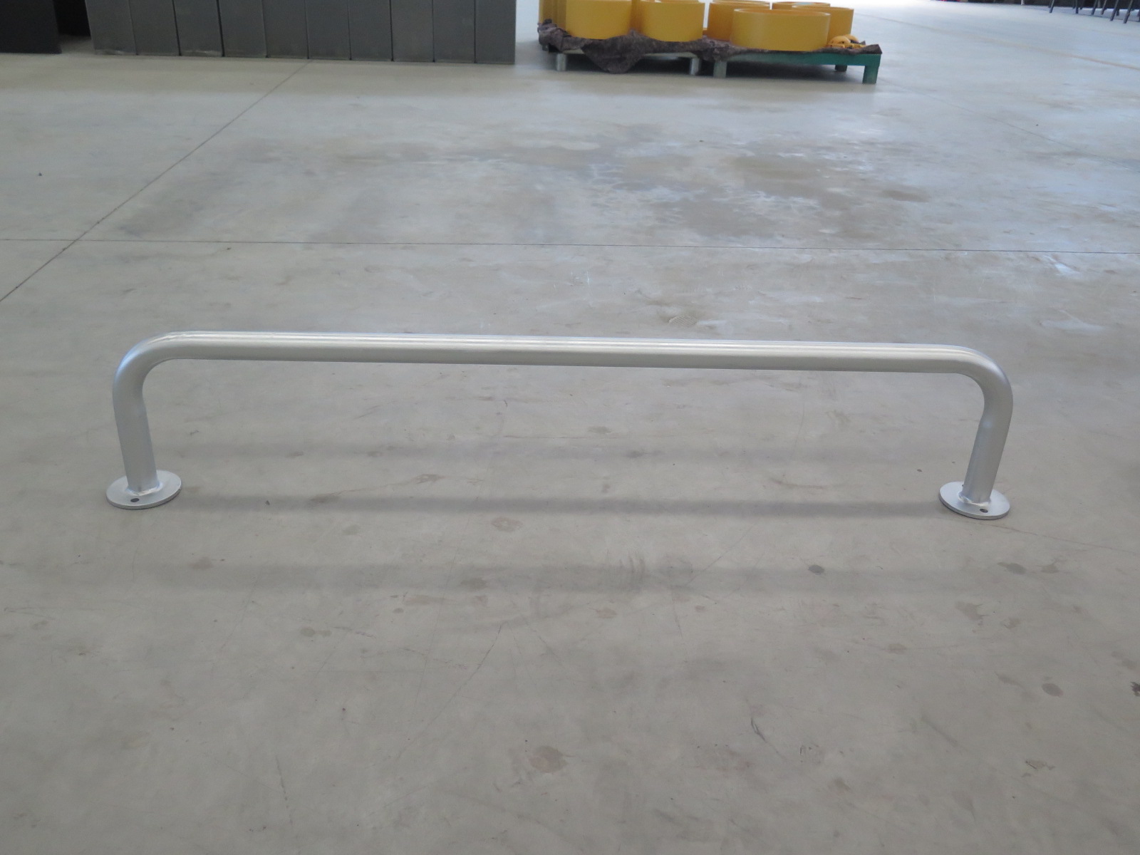 Heavy-Duty U-Shaped Bike Rack, Galvanized Steel Floor-Mounted Bicycle Parking Stand for Public Use 6