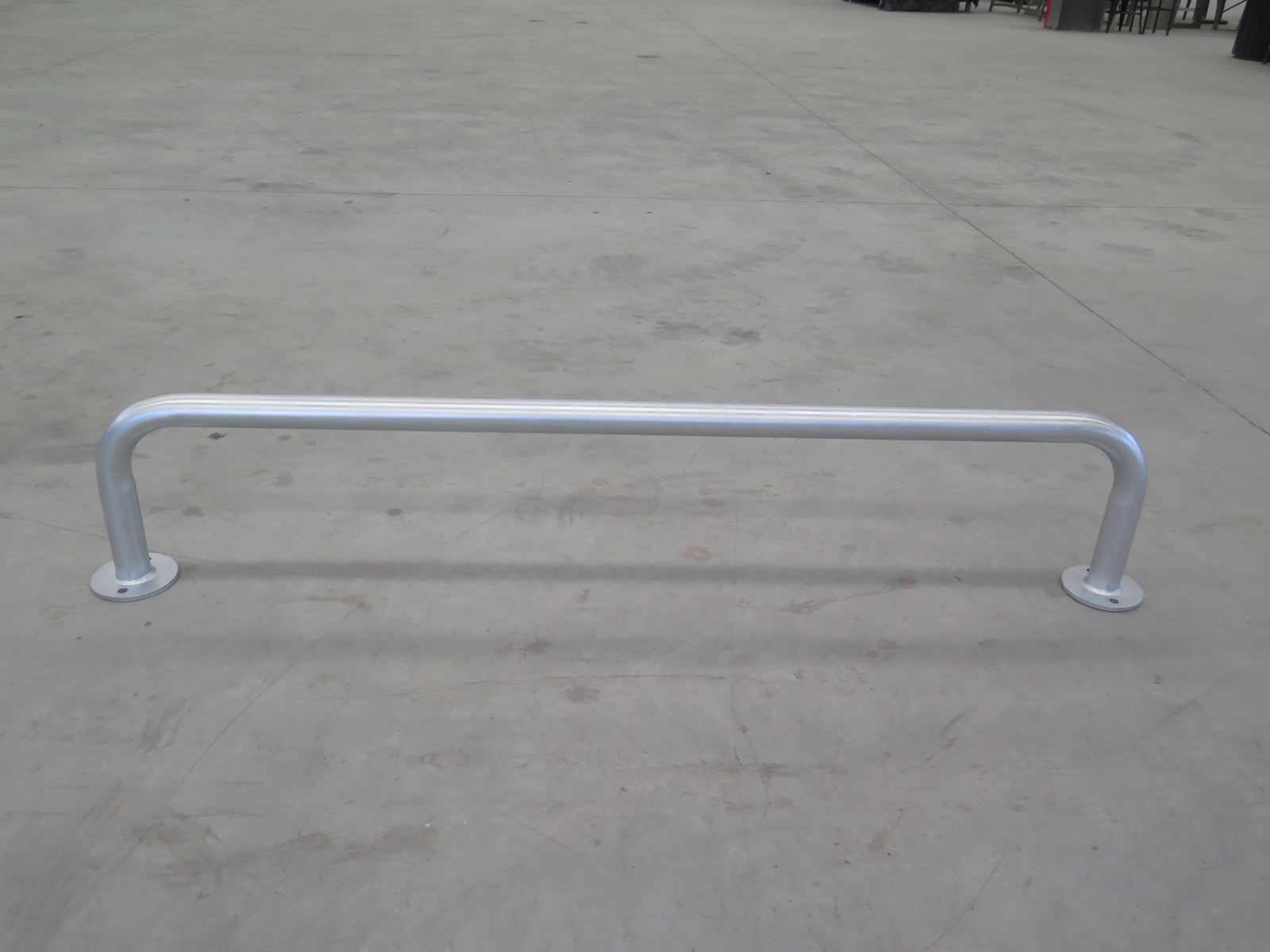 Heavy-Duty U-Shaped Bike Rack, Galvanized Steel Floor-Mounted Bicycle Parking Stand for Public Use 5