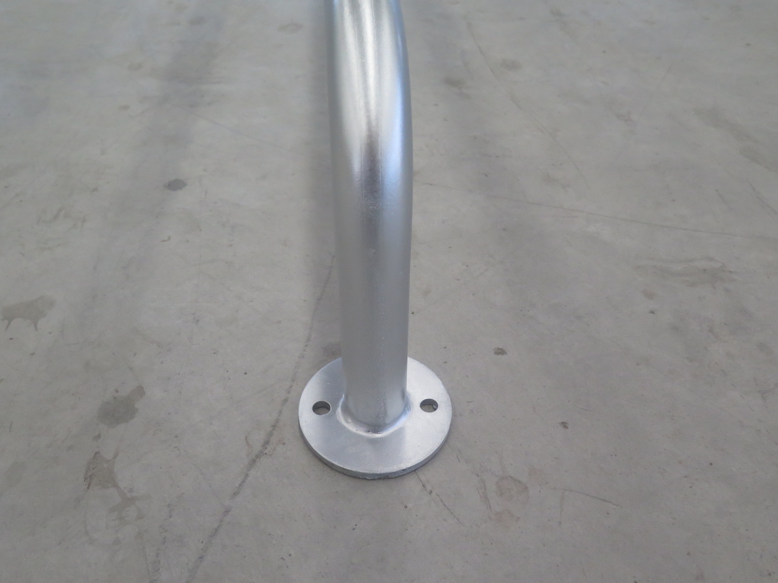 Heavy-Duty U-Shaped Bike Rack, Galvanized Steel Floor-Mounted Bicycle Parking Stand for Public Use 7