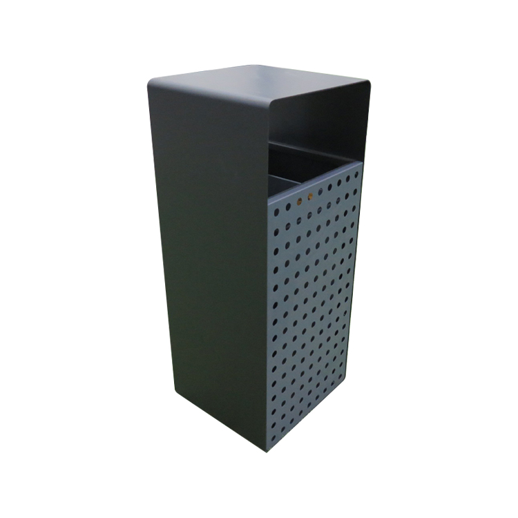 Haoyida Perforated Metal Waste Bin | Modern Outdoor Recycle Bin 2