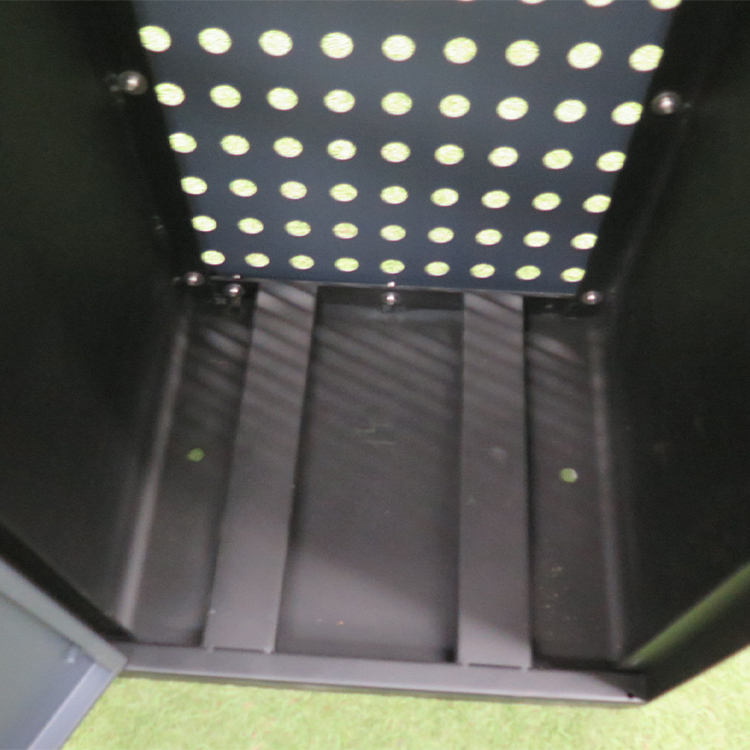 Haoyida Perforated Metal Waste Bin | Modern Outdoor Recycle Bin 6