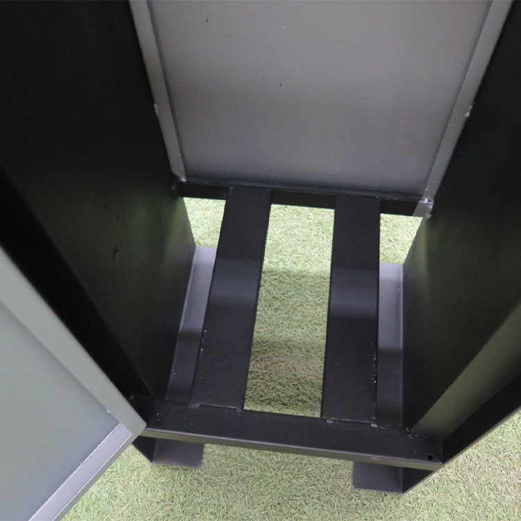 Haoyida Modern Frame Metal Waste Bin | Commercial Recycle Bin 9