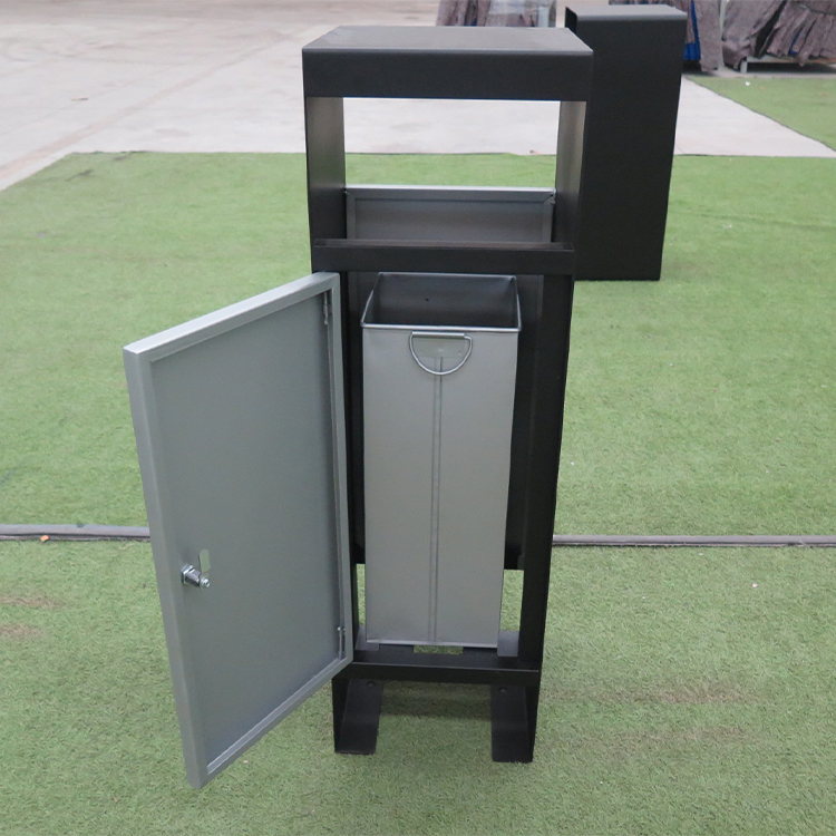Haoyida Modern Frame Metal Waste Bin | Commercial Recycle Bin 6