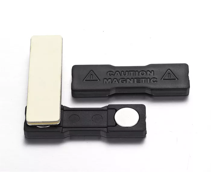 Namensschild mit Magneten, Metall-Permanentmagnet-Abzeichen 2