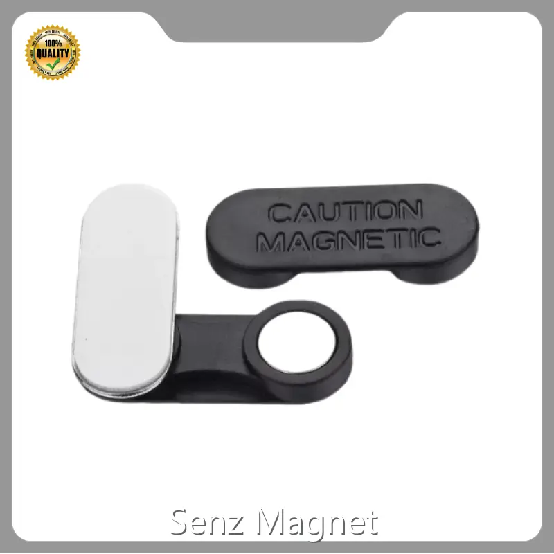 Senz Magnet Business Name Badges Magnetic Silver & Blackwith Custom Services 1