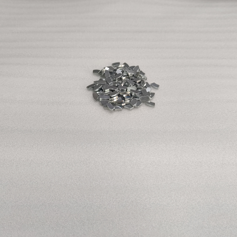 SM-03152029  Small fan-shaped Neodymium Magnet with Zn Coating 4