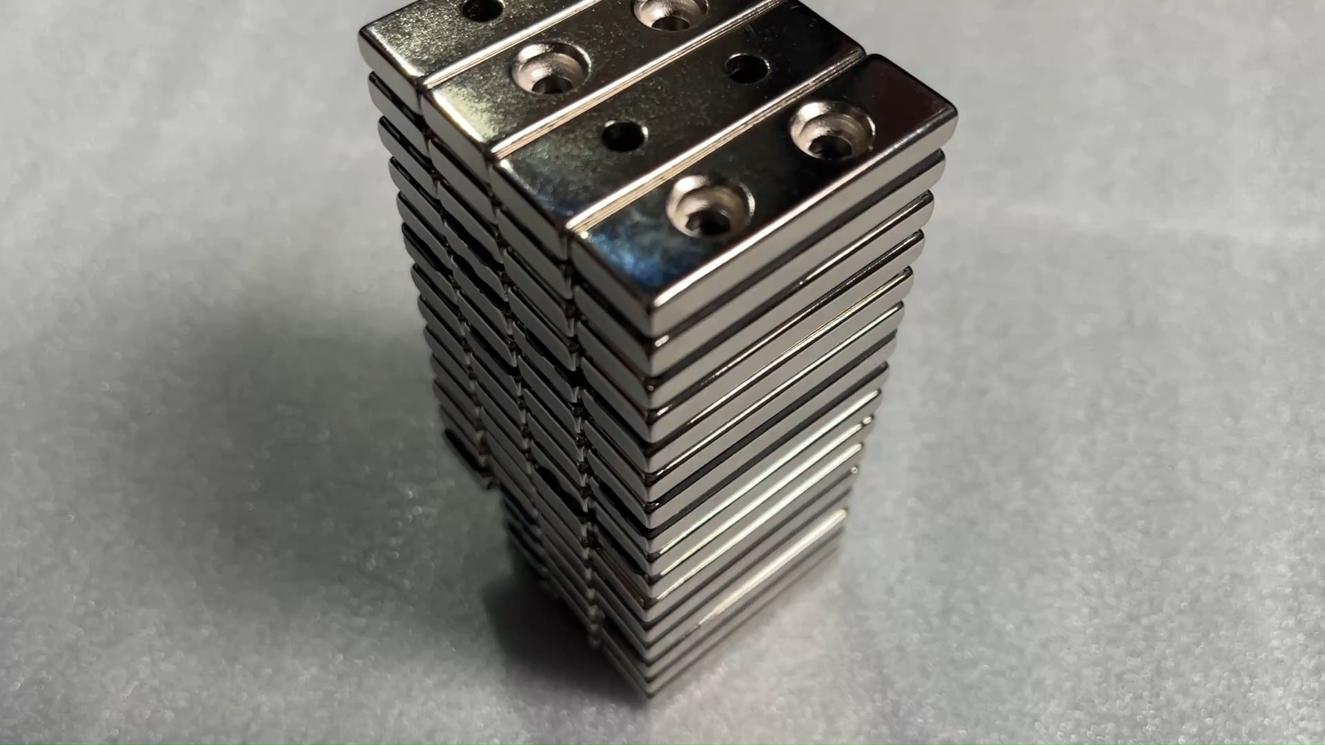 SM-03152034 Kraftig rektangulær neodym Ndfeb forsænket magnet belagt med NiCuNi 1