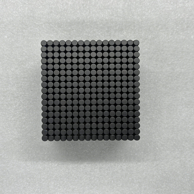 SM-03152039  Black epoxy Neodymium cylinder Magnets 4