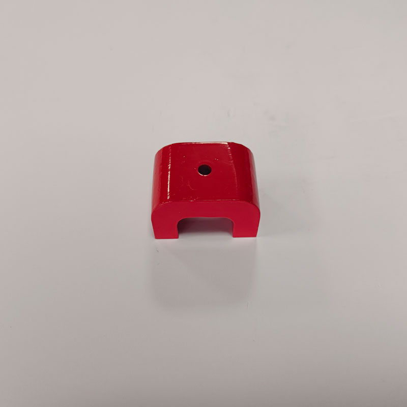 SM-047899  Painted Red AlNiCo U-Shaped Horseshoe Magnets 45×30×30mm with a Φ5mm mounting hole 2