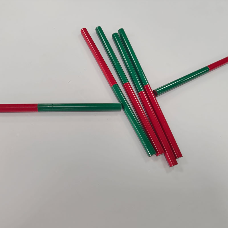 SM-0478104 Red-Green Polarity Marked AlNiCo Long Cylinder Magnets 3