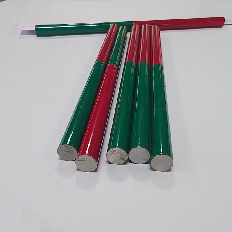 SM-0478104 Red-Green Polarity Marked AlNiCo Long Cylinder Magnets 6