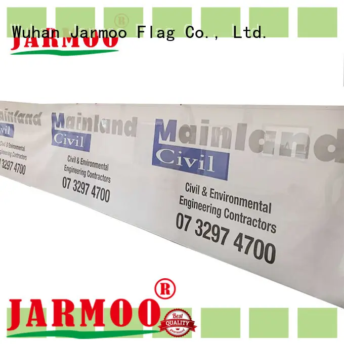 Jarmoo Precio de fábrica de pancartas de pvc impresas reciclables para empresas 1