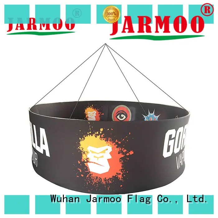 Jarmoo hanging banners from ceiling inquire now for marketing 1
