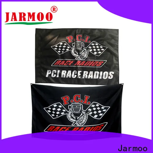 Jarmoo Banderas de palo personalizadas a buen precio para promoción. 1