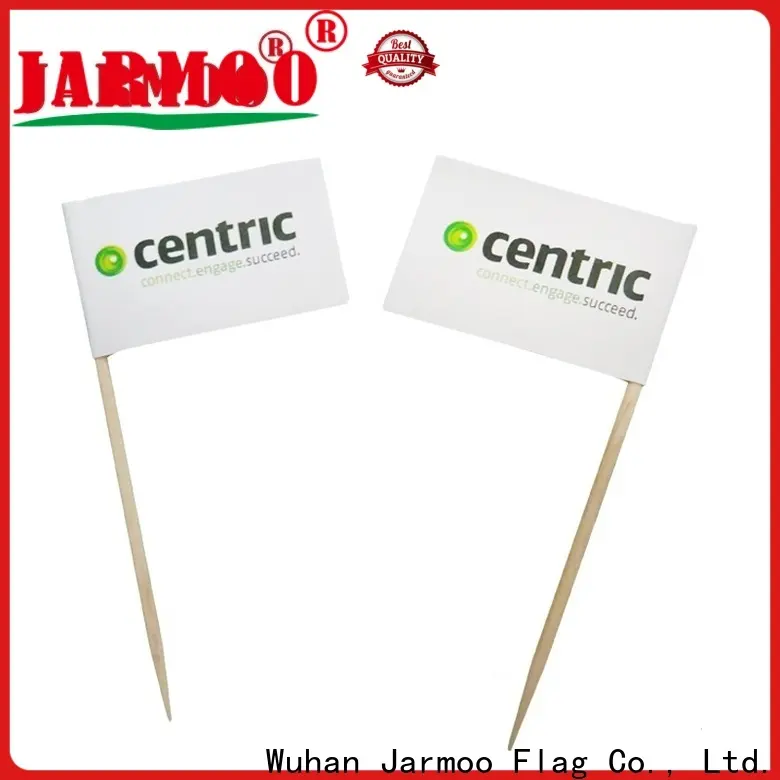 Jarmoo recyclable promo flags from China bulk production 1
