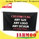 Jarmoo colocando copos e bandeiras verdes Fornecimento para marketing 1