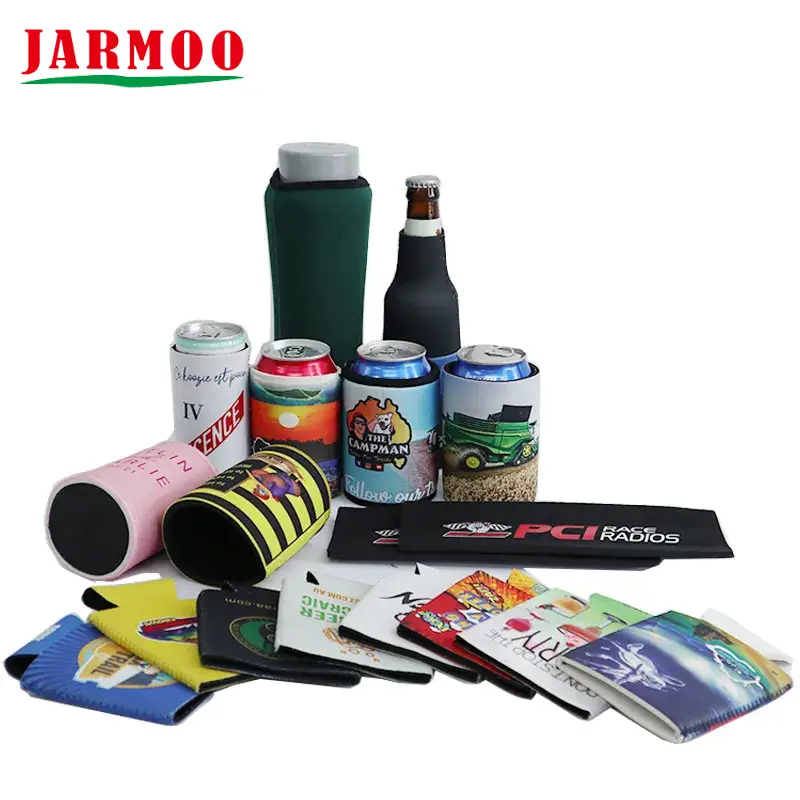 Enfriador de latas para beber rechoncho personalizado con logotipo publicitario 1