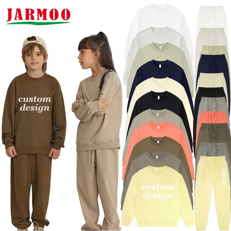 Custom Children Clothing For Boys And Girls Children Sweatshirt And Pants 1