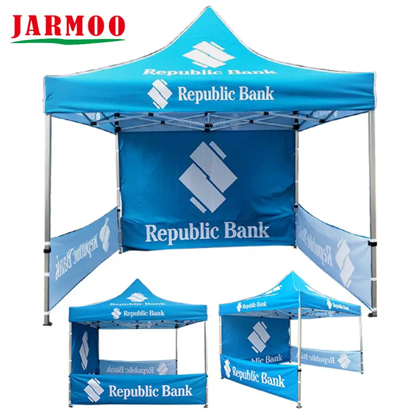 Tienda de campaña con dosel con logotipo personalizado 1