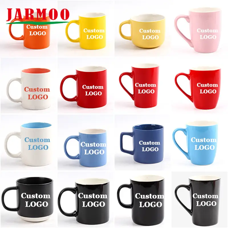 Revestimento de sublimação de venda quente personalizado personalizado canecas de café de cerâmica em branco de 11 onças 1