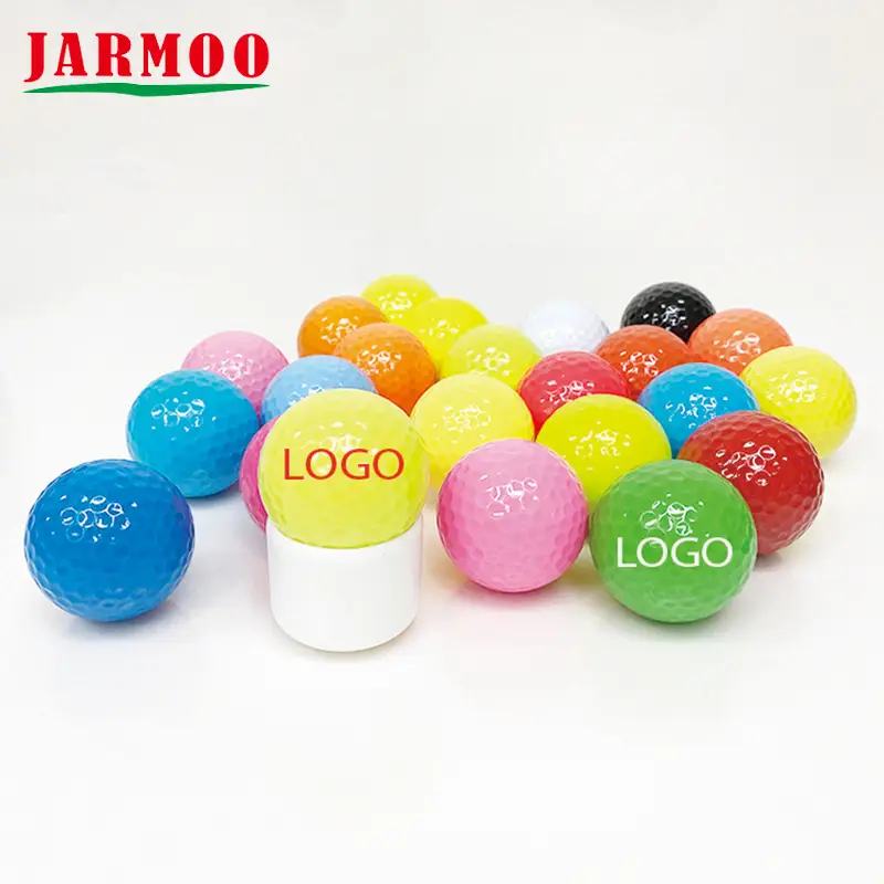 Custom Luminescent Coloured Rubber Golf Balls 1