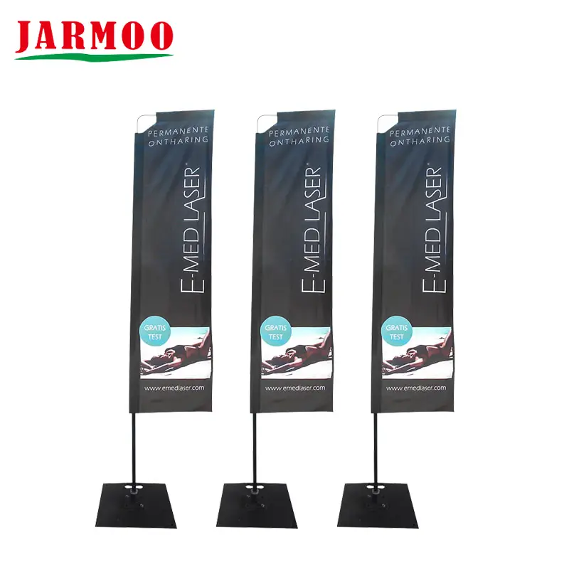 All Aluminum Custom Vertical Flag Kits with Custom Logo 1