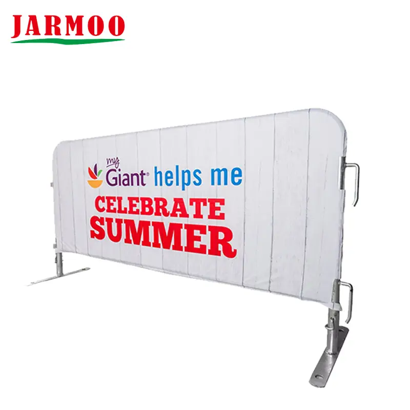 Custom Outdoor Events Sport Breeze Crowd Control Barrier Covers 1