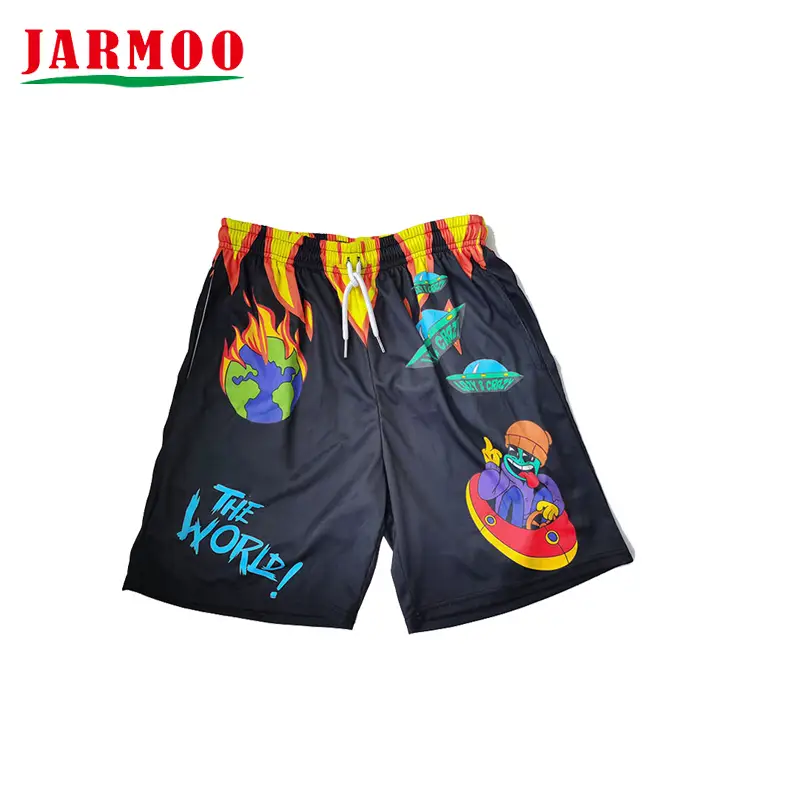 Quality Running Jogger Shorts Custom Sports  Quick Dry Sublimation Shorts 1