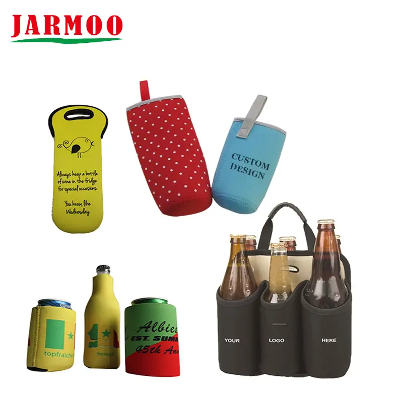 Promoção de impressão de logotipo personalizado presentes porta-garrafas garrafa de cerveja Koozies 1