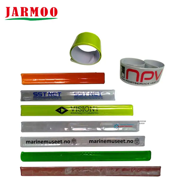 Custom High Quality Reflective Slap Band 1