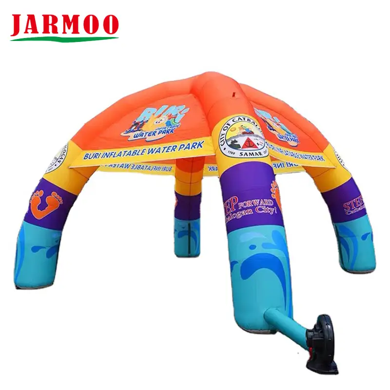 Tienda de campaña inflable con dosel personalizada con el logotipo de la marca 1