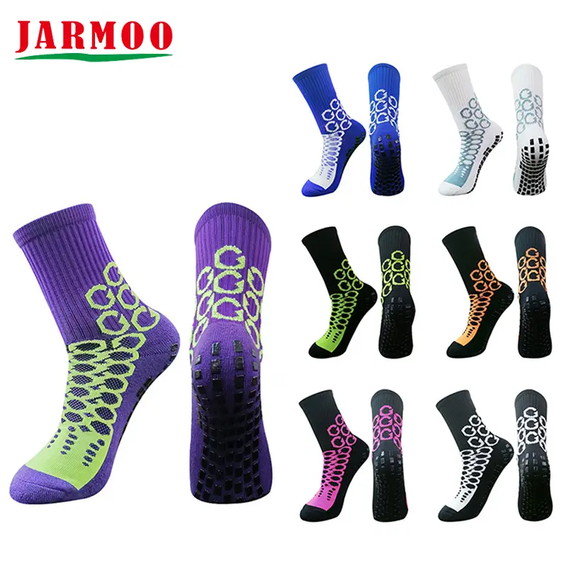 Custom Logo Cotton Spandex Jacquard Mens Sports Socks 1
