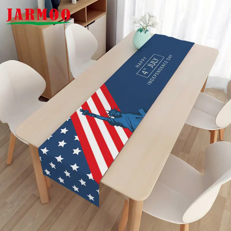 Impressão personalizada de toalhas de mesa internas para decoração de casa 1
