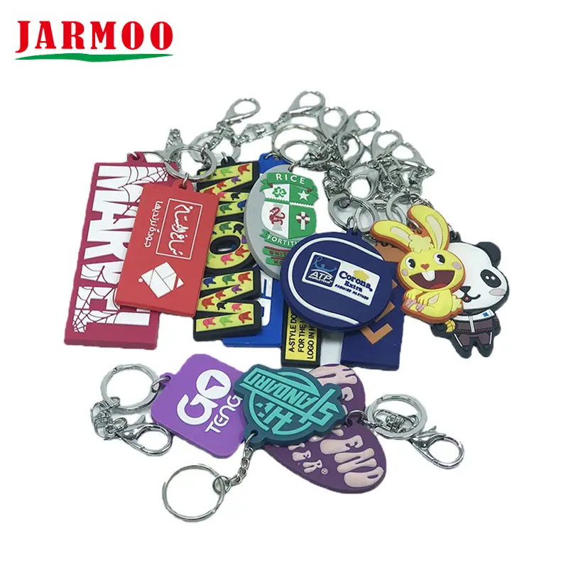 Porte-clés personnalisés en caoutchouc 3D, porte-clés en PVC souple avec forme et logo personnalisés 1