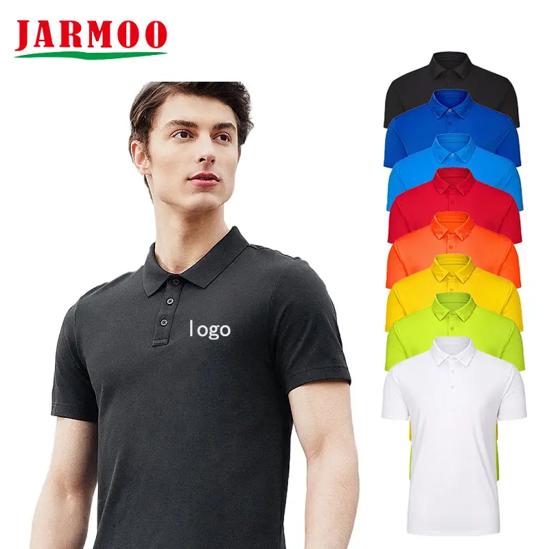 Custom Embroidery Collar Golf Polo Shirts Business Quick Dry 1