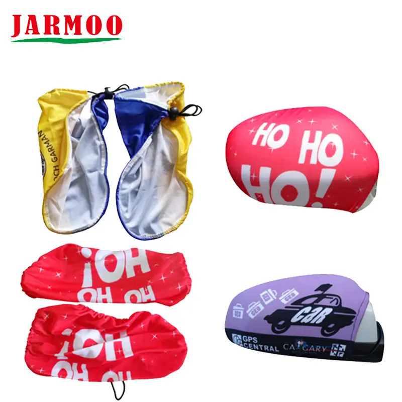 Custom Printed Advertising Car Mirror Socks 1