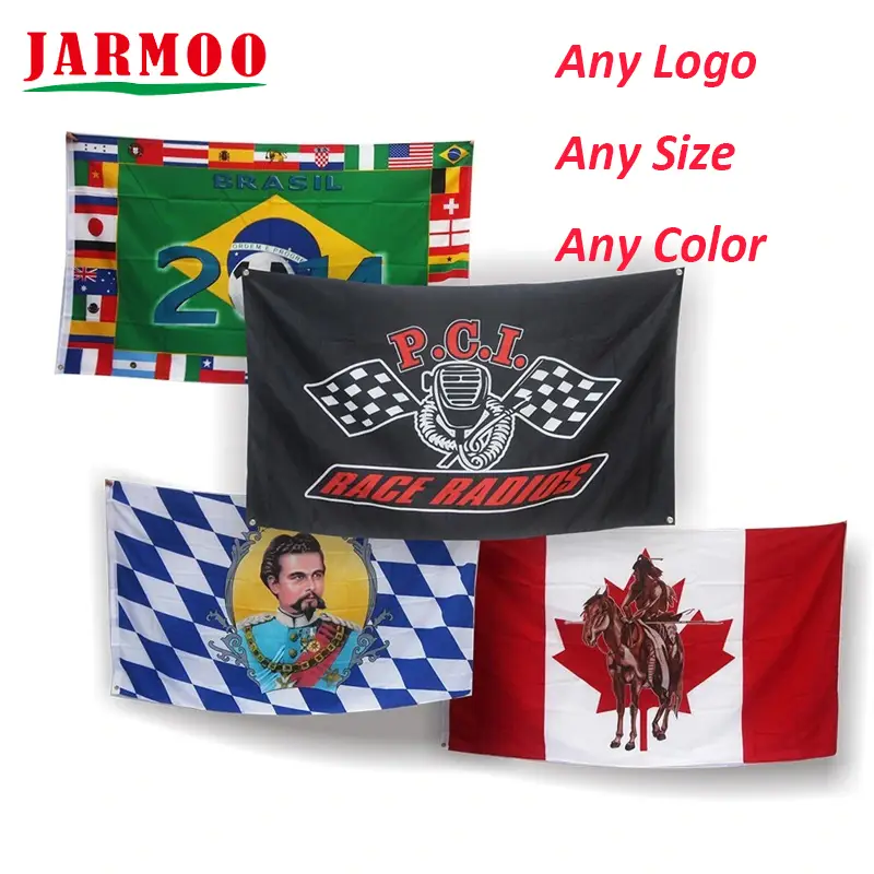 Drapeau personnalisé en polyester de campagne de club de publicité 1