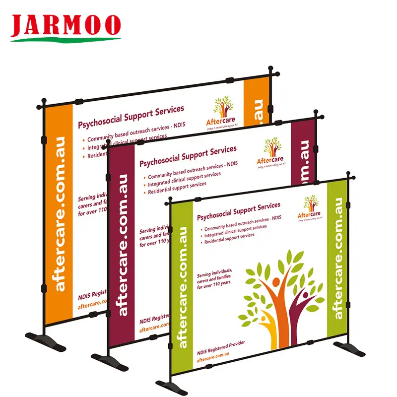 Custom Printed Advertising Telescopic Banner Stand 1